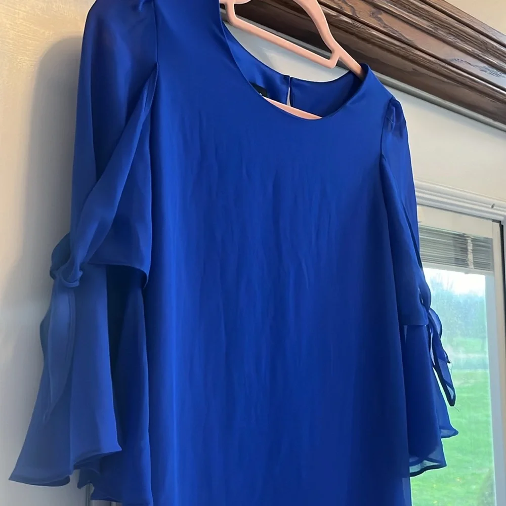 Royal blue girls tunic - Picture 2 of 2